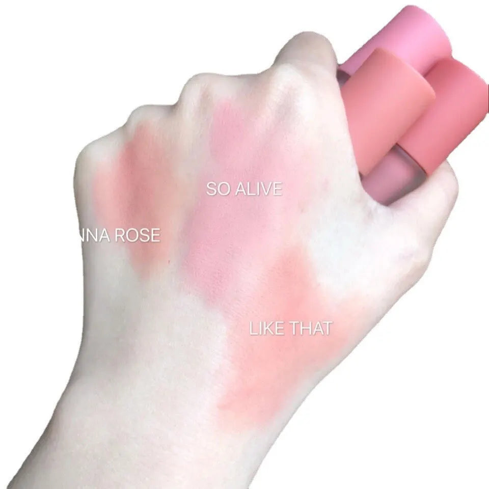 Peach Cream Blush Eyeshadow Smooth Make Up Liquid Eye Face Pink Blusher Tint Face Contour Brightens Makeup for Women
