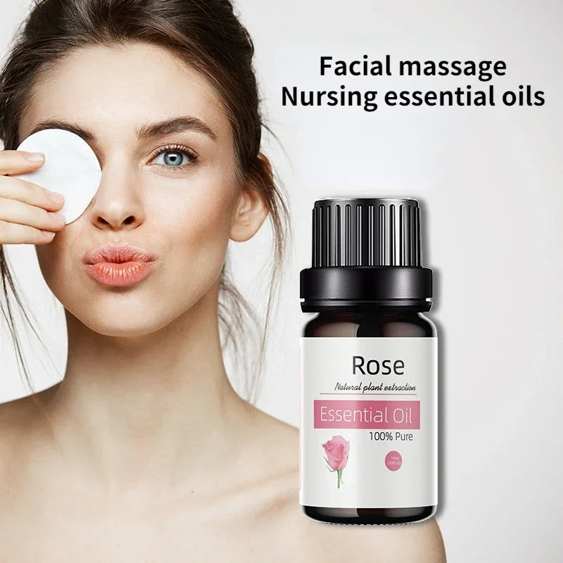 10ML Scented Candle Essential Oil Tea Tree Rose Lavender Frankincense Sandalwood Essential Fragrance Oil for Candle Making
