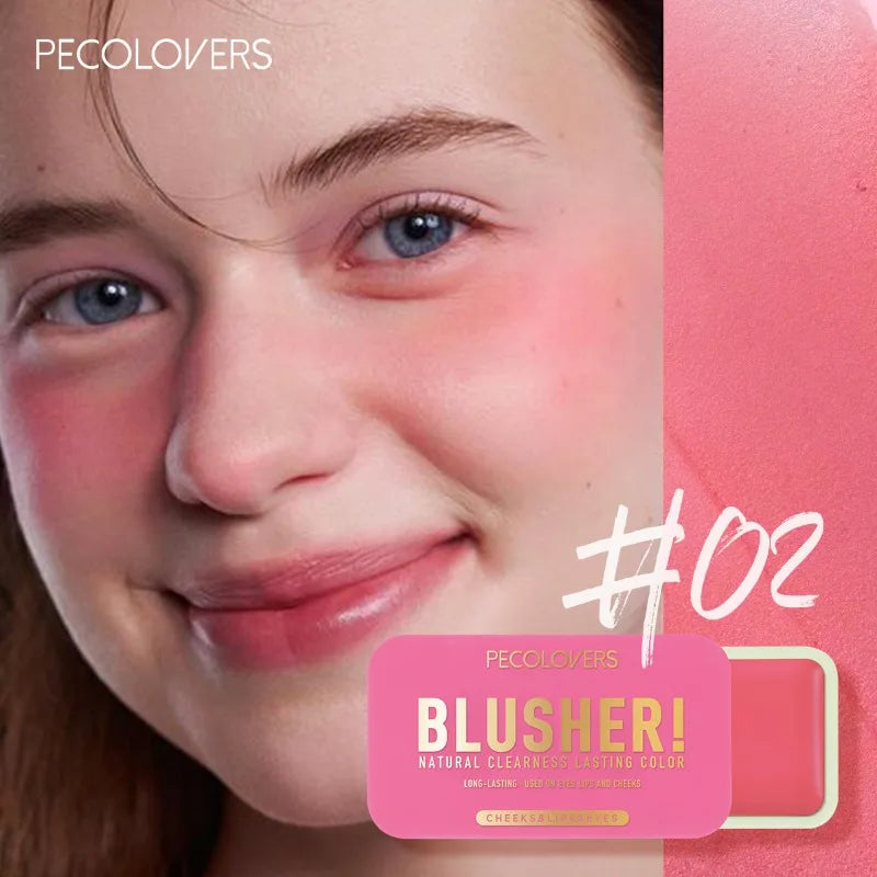 Four-color Push-pull Blush Cream To Enhance Color, Waterproof and Sweat-proof, Natural Rosy, Beautiful Blush, Facial Cosmetics