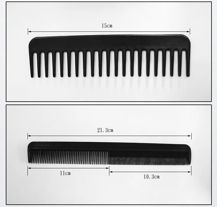 Multifunction 10pcs Barber Hairdressing Combs Hair Detangler Comb Anti-static Haircare Hairstyling Set Stylist Accessories Tools