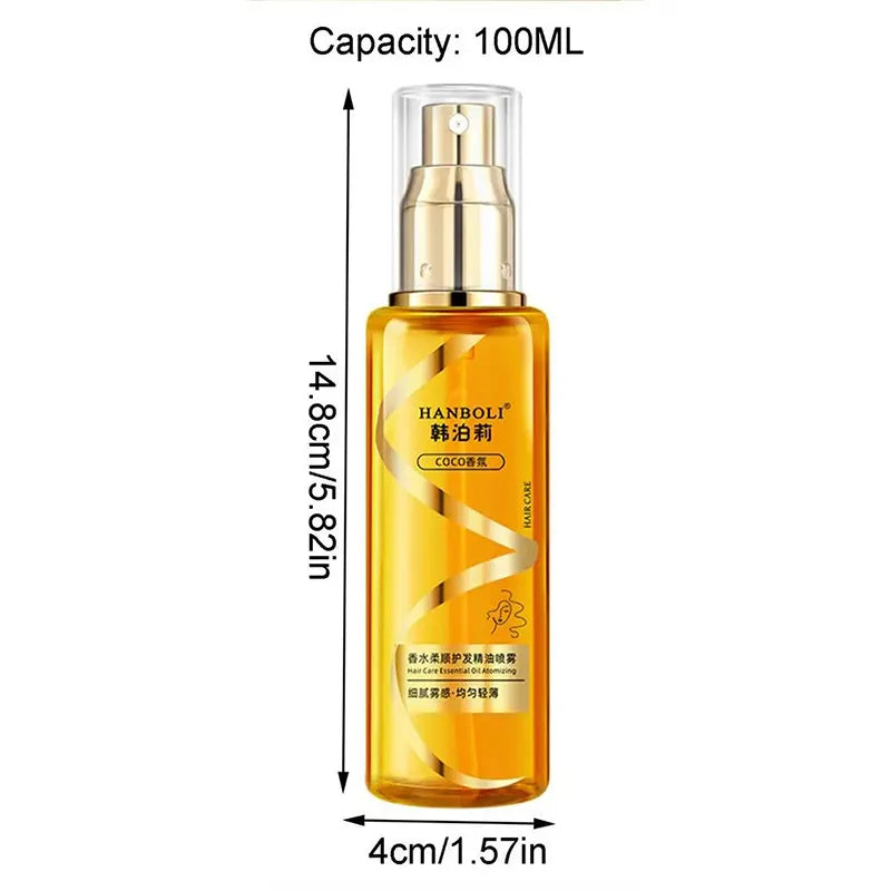 100ml Haircare Essential Oil Efficient Moisturizing Softening Hair Care Spray Anti-dry Rosemary Mint Head-care Product