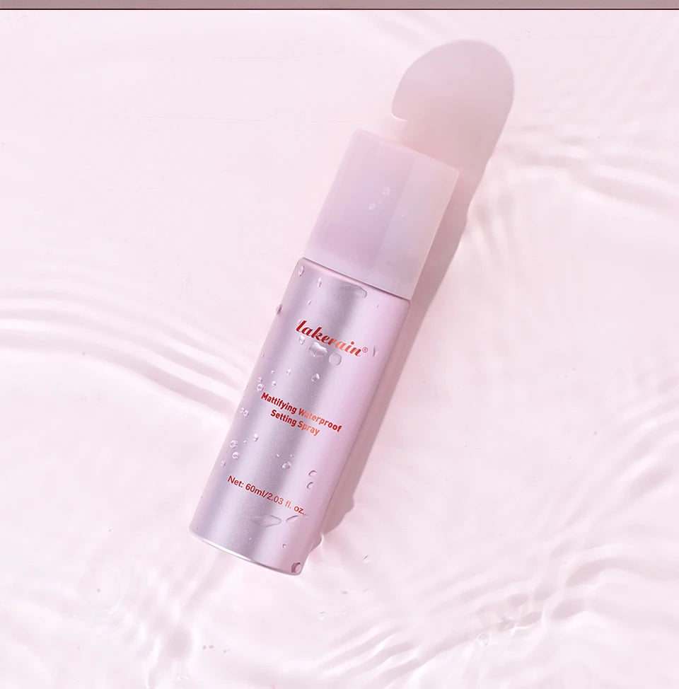 Mattifying Waterproof Setting Spray Glossy Matte Base Makeup Control Oil Non-Sticky Waterproof Make-up Fixer Spray for All Skin