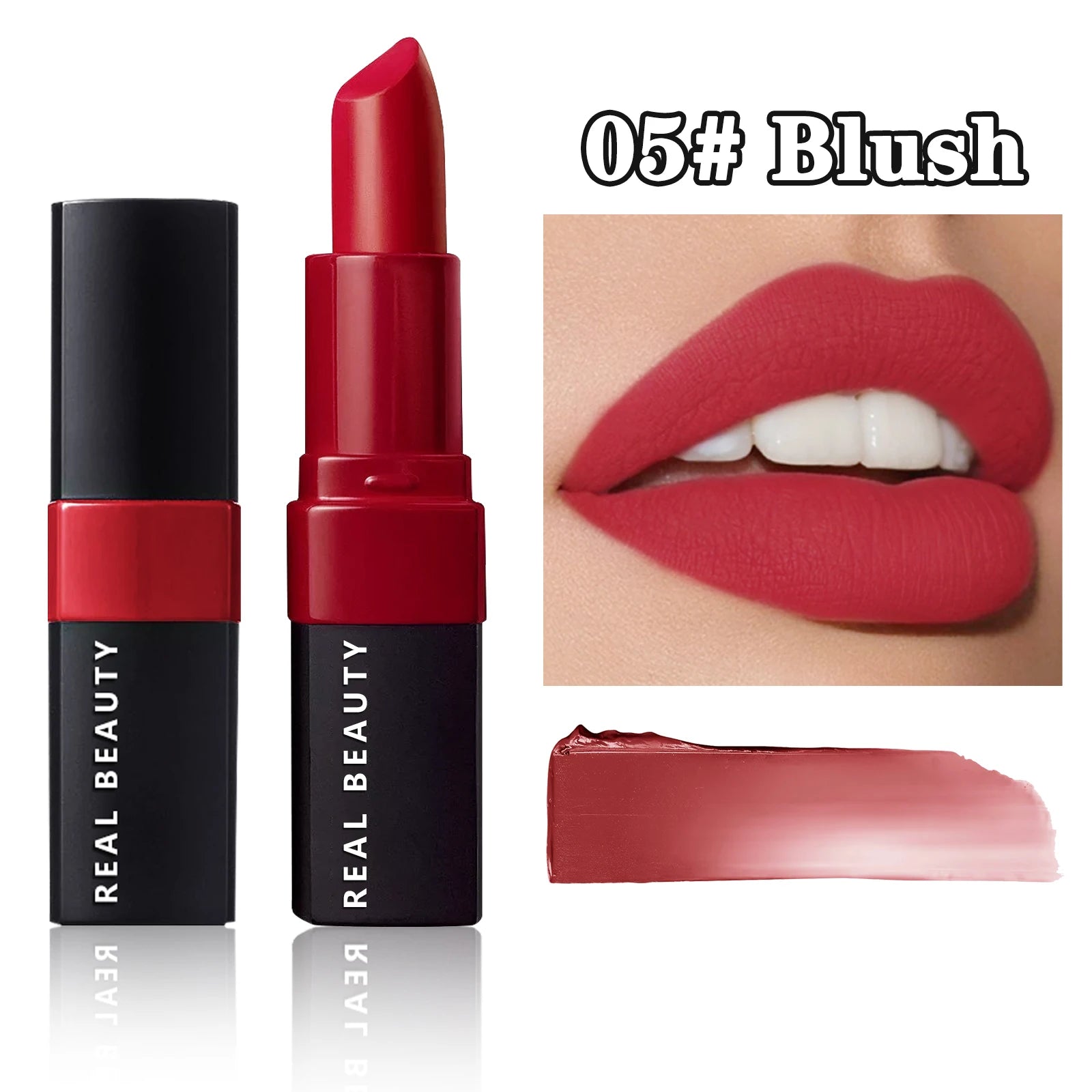 Matte Lipstick, Long Lasting Waterproof Highly Pigmented Lip Color, Creamy Formula For Soft, Nude Velvet Hydrating Lip Gloss
