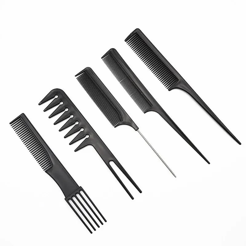 New Barber Hairdressing Combs Multifunction Hair Detangler Comb Anti-static Haircare Hairstyling Tool Set Stylist Accessories