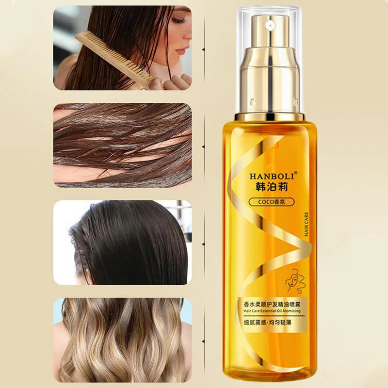 100ml Haircare Essential Oil Efficient Moisturizing Softening Hair Care Spray Anti-dry Rosemary Mint Head-care Product