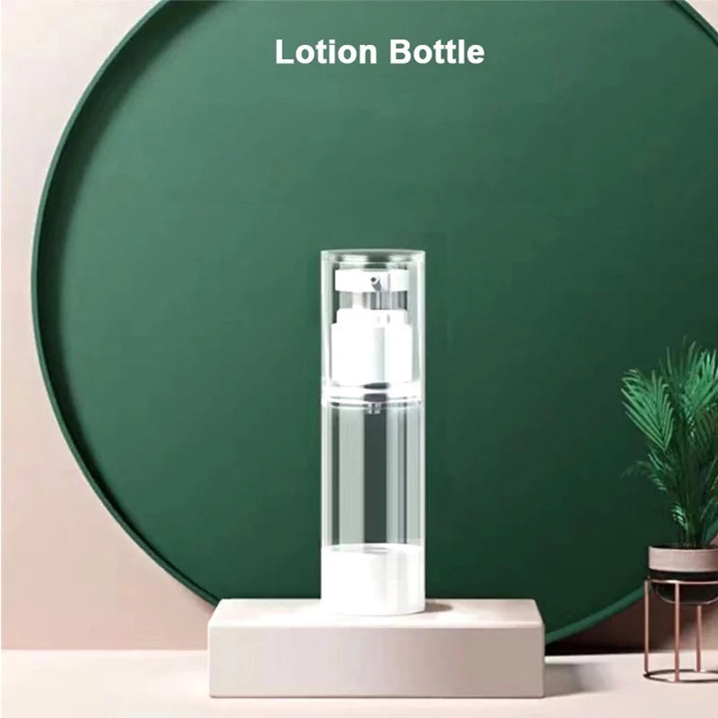 15-100ML Portable Vacuum Press Type Spray Bottle Refillable Makeup Cosmetics for Cream Gel Moisturizers Liquid Lotion Bottles