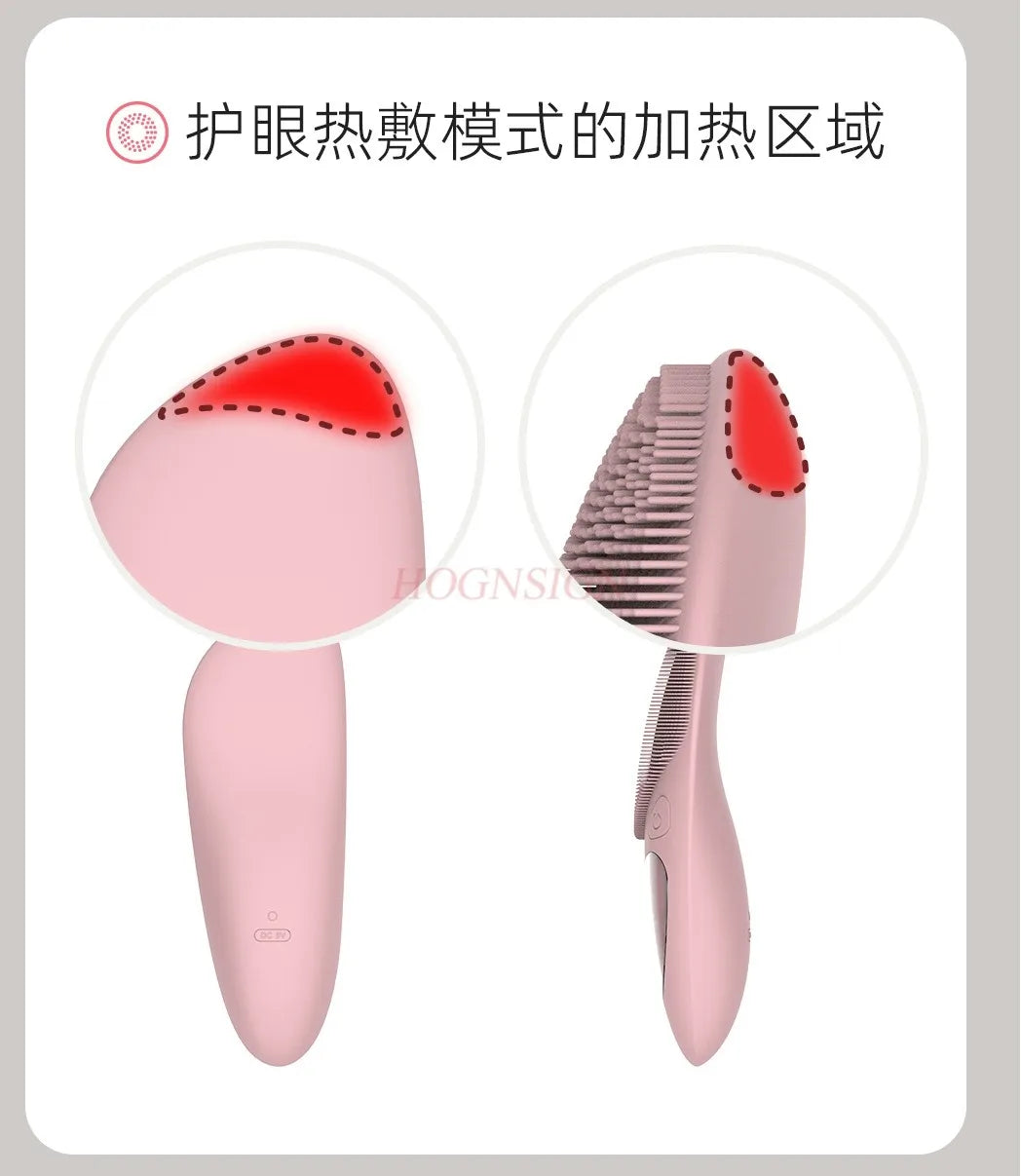 Pore cleaning soft bristle brush, electric beauty silicone cleanser, facial cleanser
