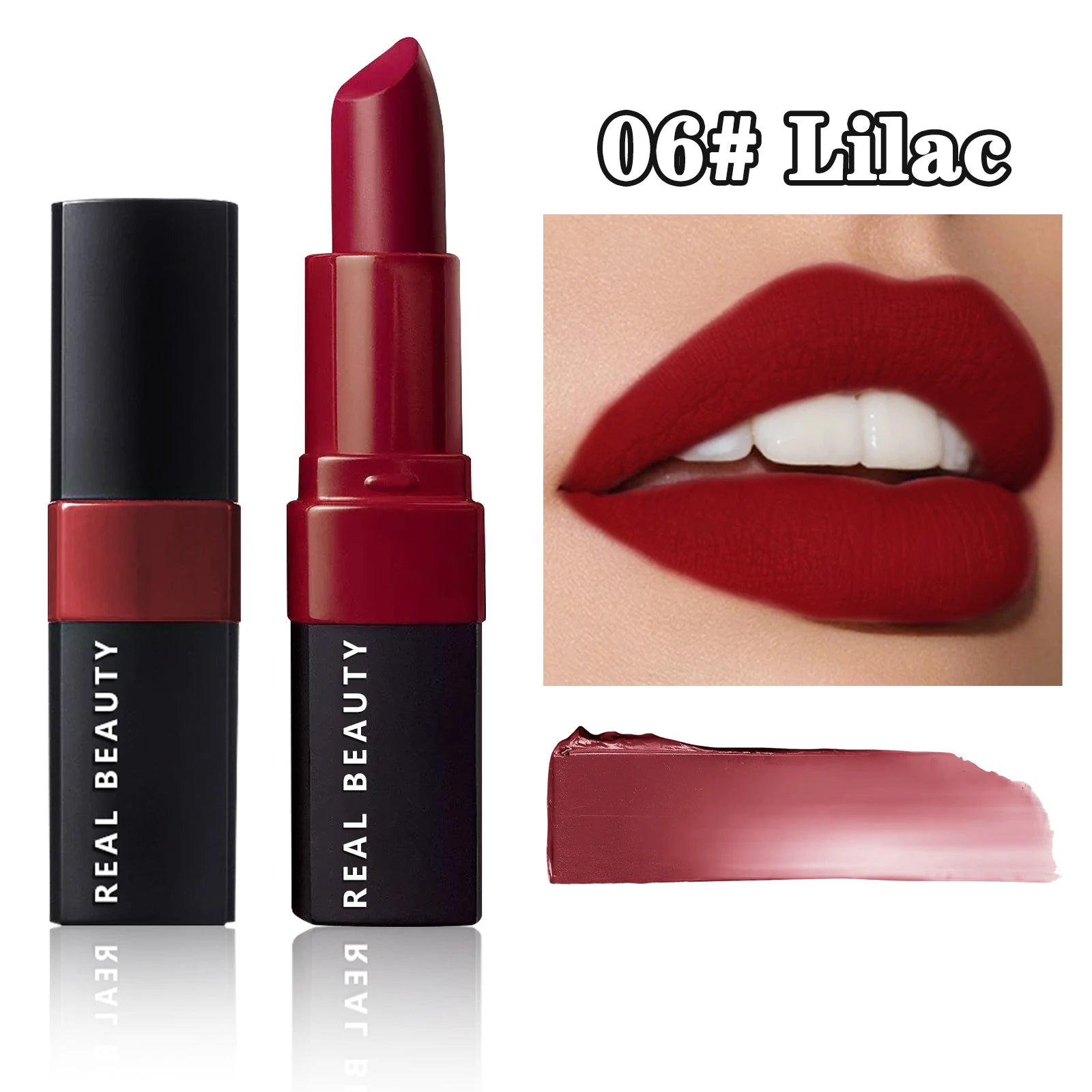 Matte Lipstick, Long Lasting Waterproof Highly Pigmented Lip Color, Creamy Formula For Soft, Nude Velvet Hydrating Lip Gloss