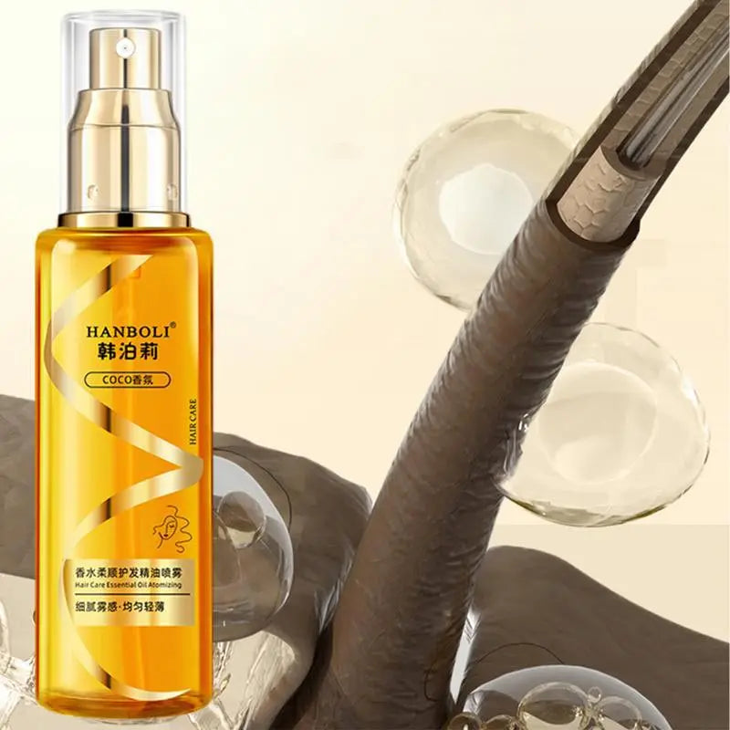 100ml Haircare Essential Oil Efficient Moisturizing Softening Hair Care Spray Anti-dry Rosemary Mint Head-care Product