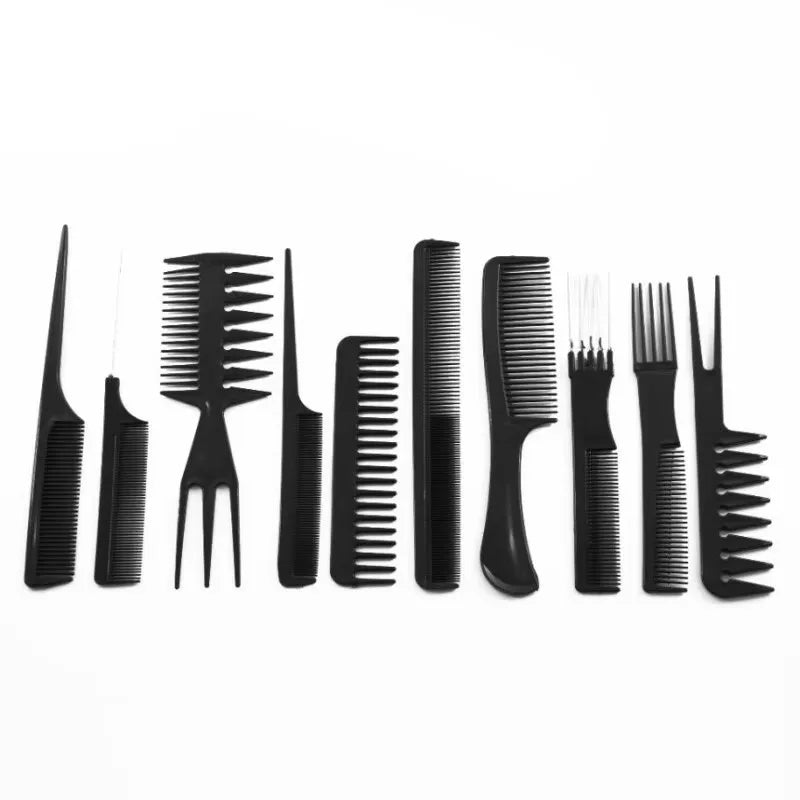 New Barber Hairdressing Combs Multifunction Hair Detangler Comb Anti-static Haircare Hairstyling Tool Set Stylist Accessories
